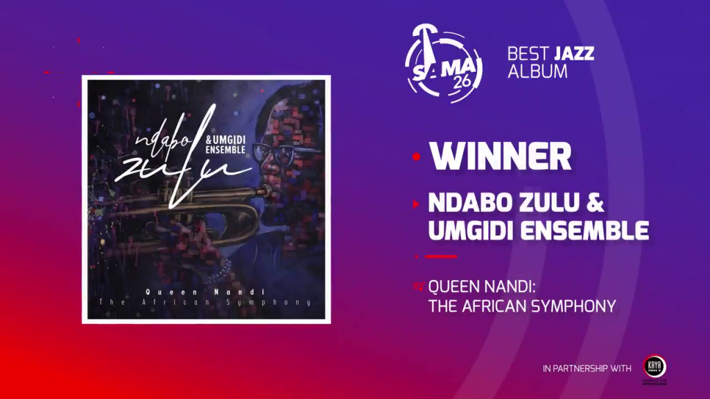 Ndaba Zulu wins at SAMA 26