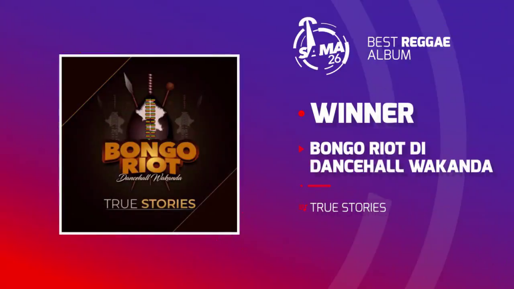 Bongo Riot wins at The SAMA Awards 2020