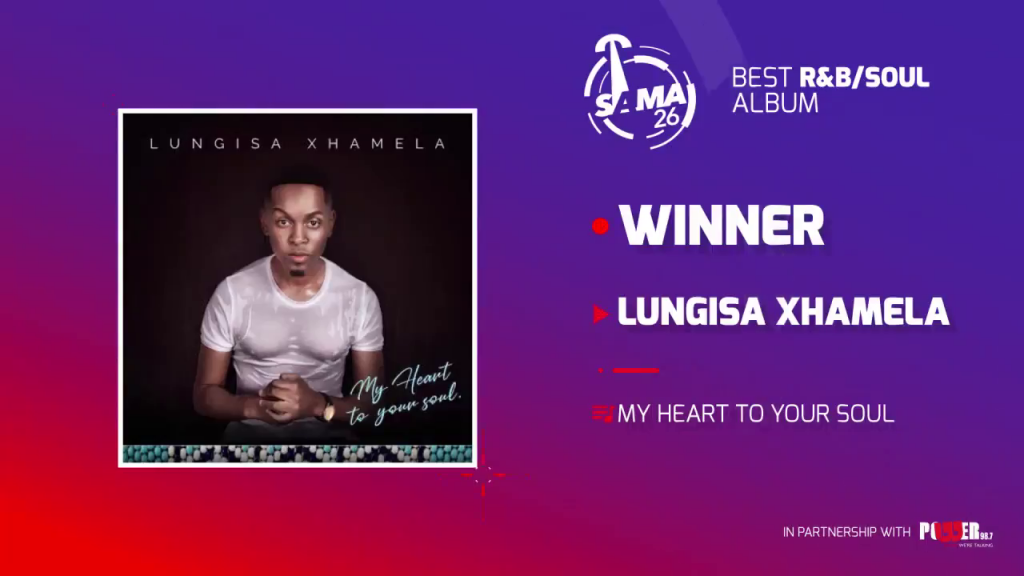 Lungisa Xhamela wins at the SAMA Awards 2020