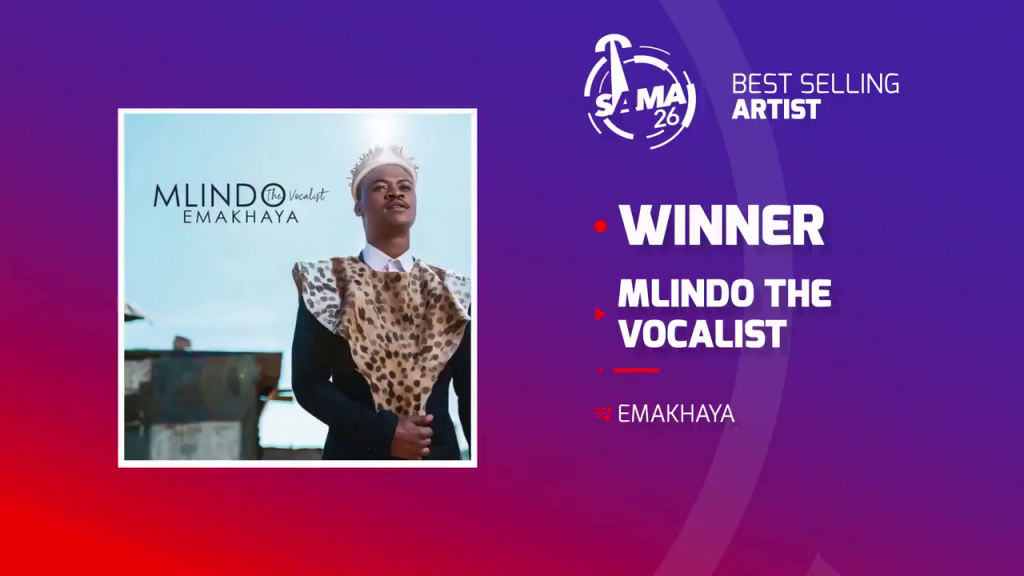 Mlindo The Vocalist wins at the SAMA Awards 2020