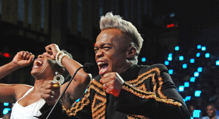 image of Somizi Mhlongo on Idols SA